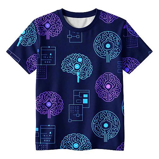 Neural Network Art Shirt Pattern