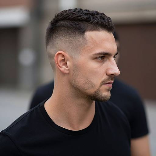 Realistic Urban Man with Low Fade