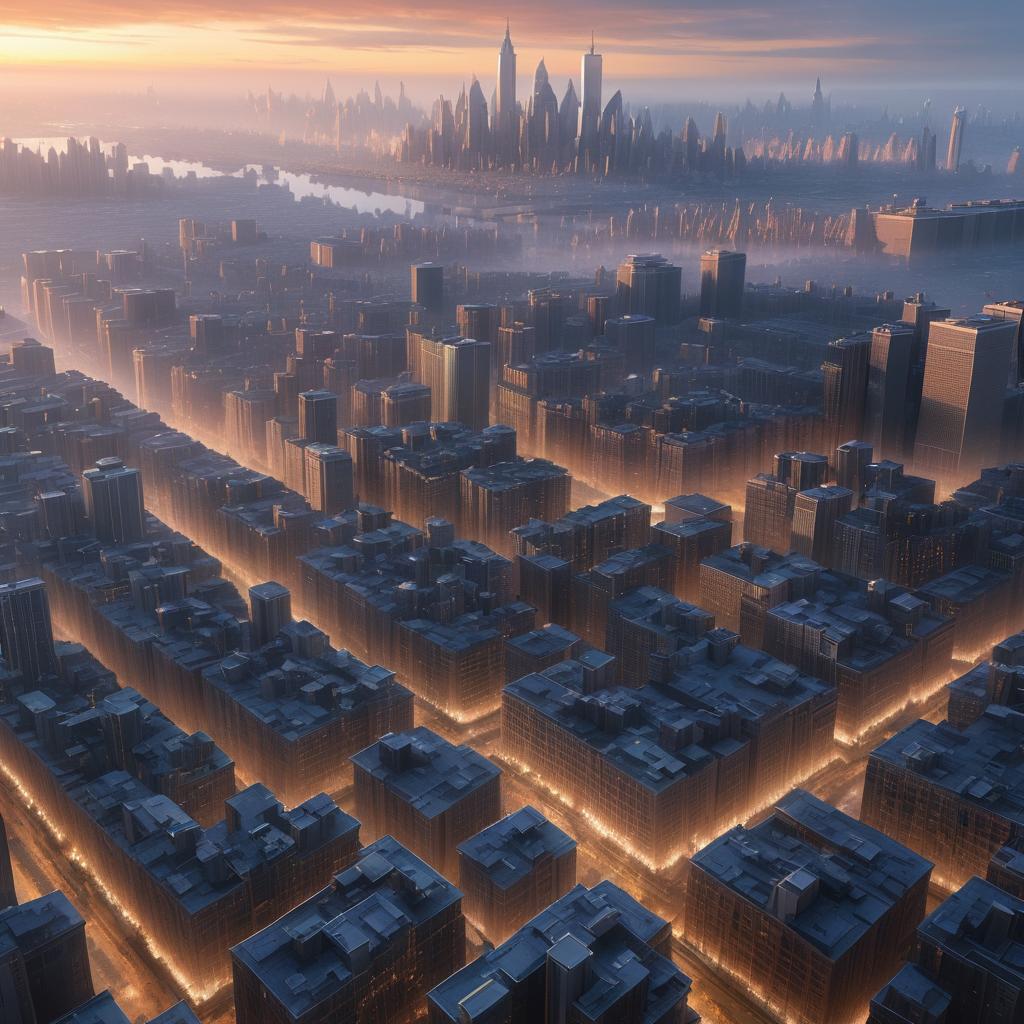 Stunning Dawn Cityscape in 4K Detail