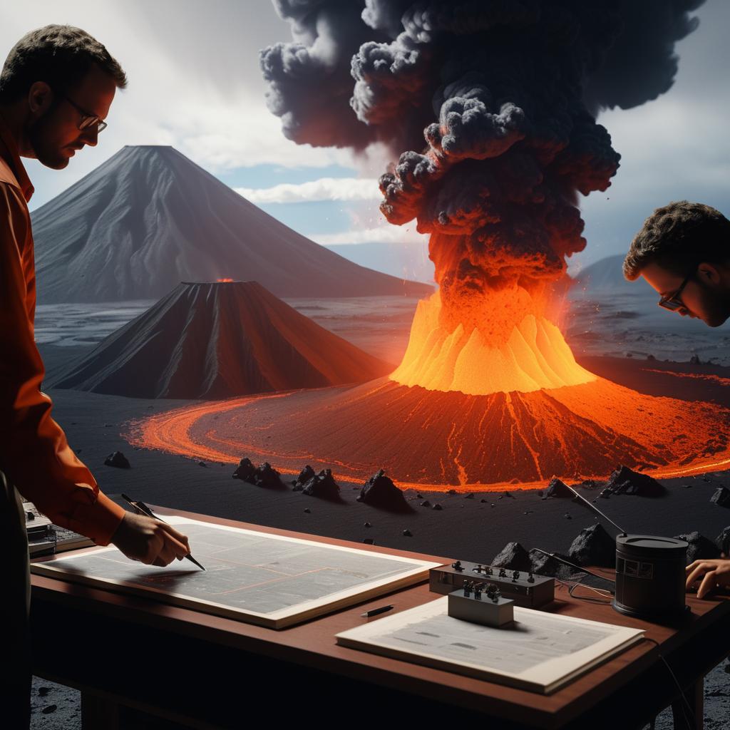 Researchers Examining Volcanic Eruption in Detail