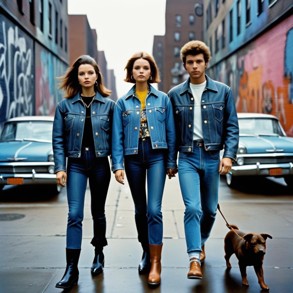 Stylish 1960s Street Fashion Photography