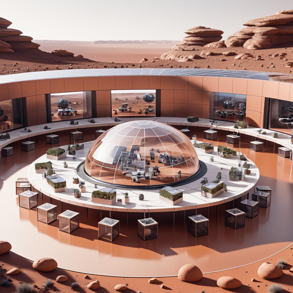 Robotics Workshop in a Martian Dome