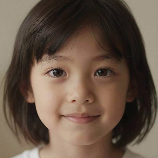 Ultra-Realistic Cute Face Close-Up