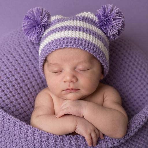 Serene Portrait of a Sleeping Newborn