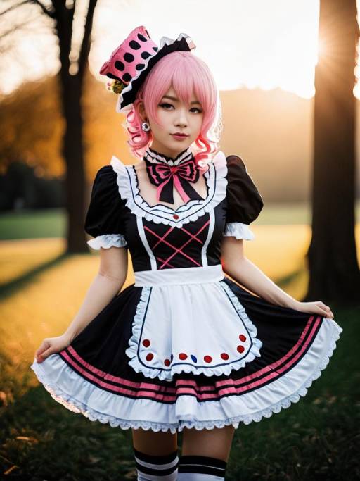 Realistic Woman in Perona Cosplay Costume
