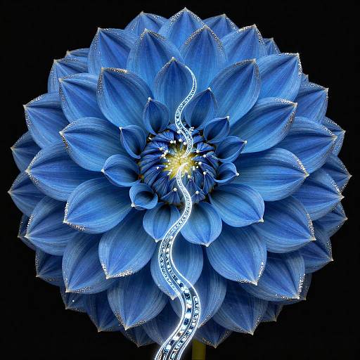 Helical Nebula Dahlias Climbing Luminous Ganglion