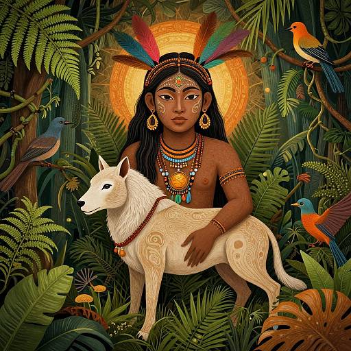 Kaax Spirit Tribal Portrait