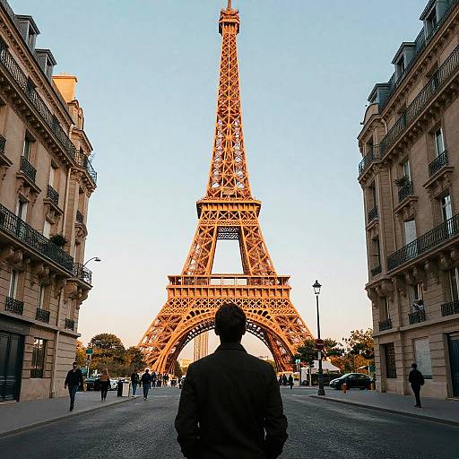Golden Hour at Eiffel Tower
