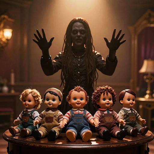 Horror Ventriloquist Dolls Exposure Bracketing