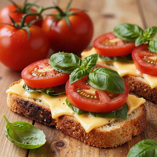 Gourmet Melted Cheese Sandwich