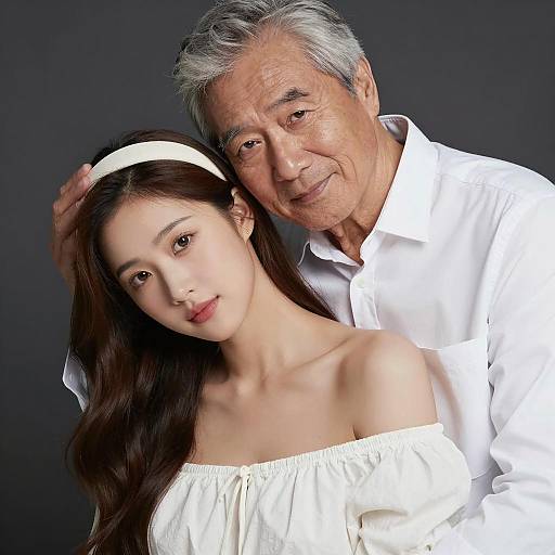 Intimate Portrait of Generational Connection