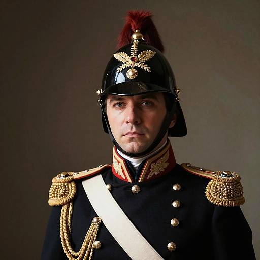 19th Century German Empire Officer Portrait
