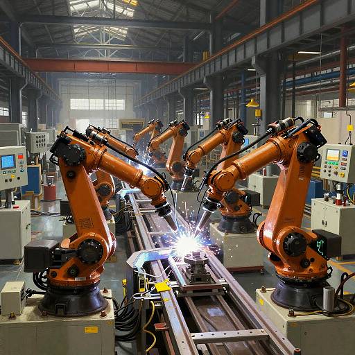 Industrial Factory Interior Perspective