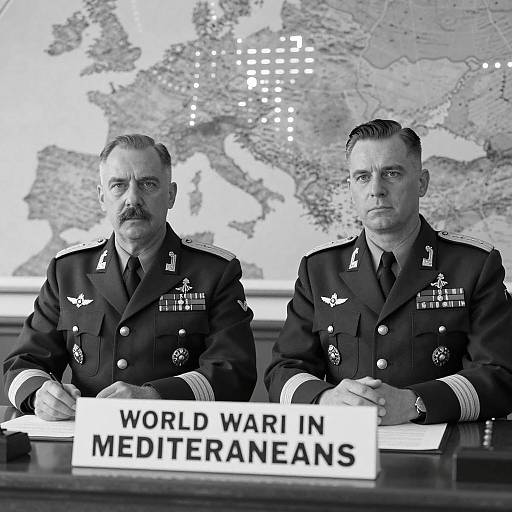 Historic WWII Officers at Podium