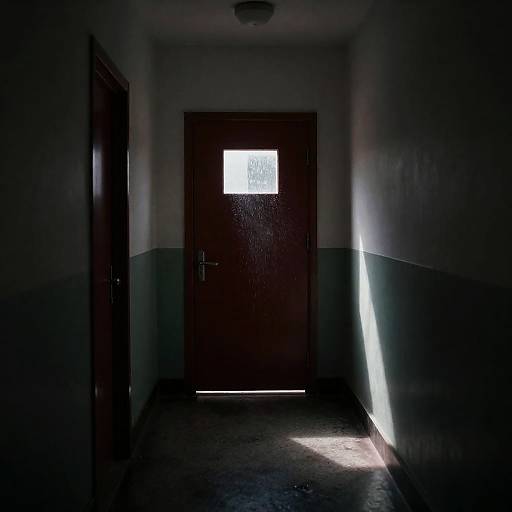 Photorealistic Liminal School Detention Room
