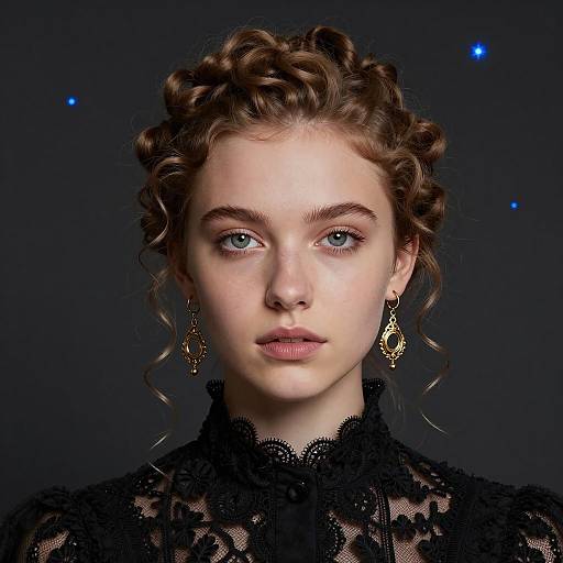 Elegant Portrait of a Young Woman