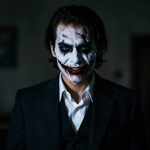 Intense Male Figure with Dark Aesthetic