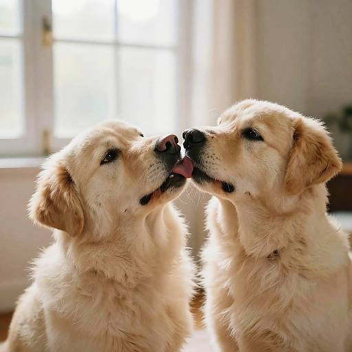Tender Dog Licking Chest Scene