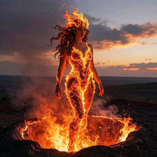 Pele, Celestial Goddess of Volcanoes