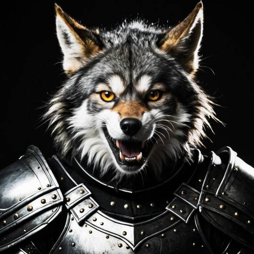 Furry Wolf Warrior in Armor