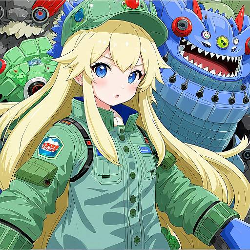 Illustration of Gunner 2 (sekaiju), sekaiju no meikyuu in the style of Fusu (a95101221)