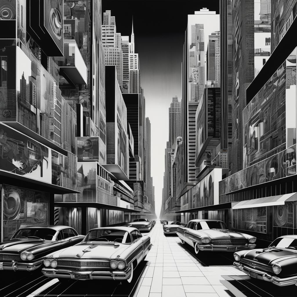 Urban Retro-Futurism: Artistic Blend Unleashed