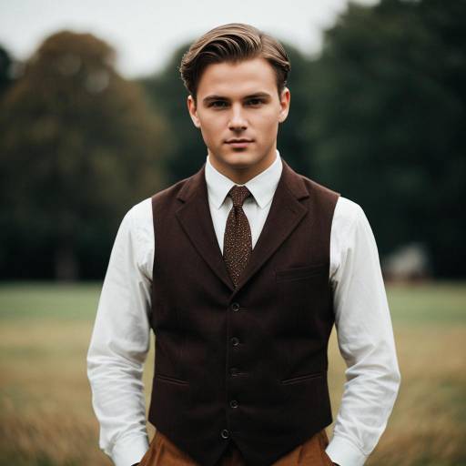 Sophisticated Male in Gatsby Style
