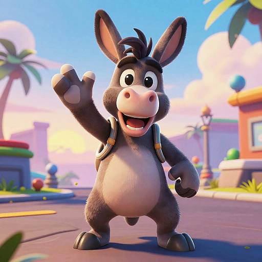 Fortnite Donkey in Vibrant Battle Royale