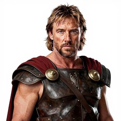 Vector Portrait of Actor as Gladiator Maximus