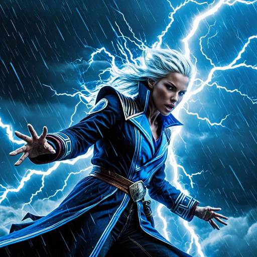 Storm Mage Conjuring Lightning