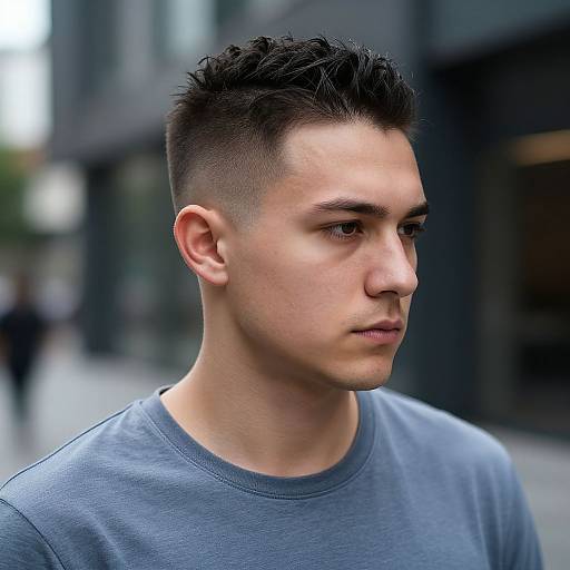 Realistic Portrait of Fit Man