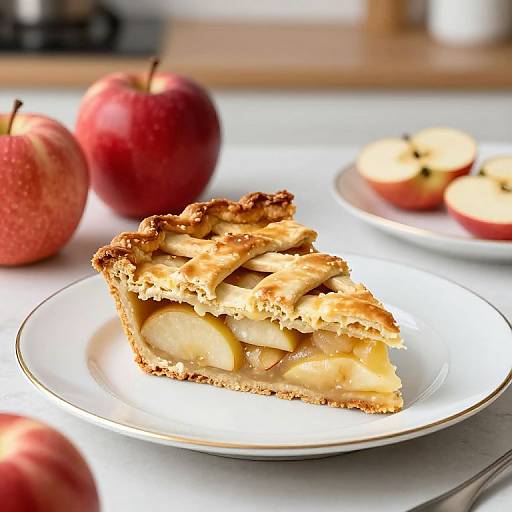 Golden Lattice Dutch Apple Pie