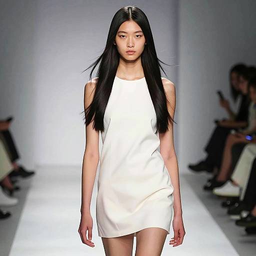 Confident Model on Minimalist Runway