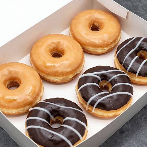 Assorted Glazed and Frosted Donuts