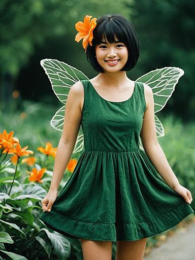 Enchanting Plant Fairy Costume Design