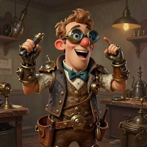 Steampunk Inventor Character Generator