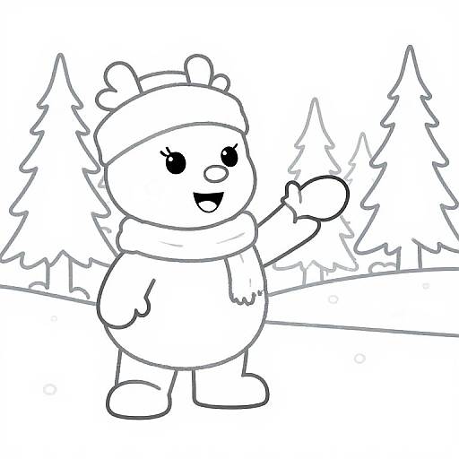 Amazing Winter Coloring Pages for Kids