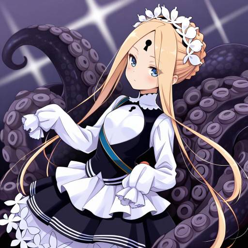Illustration of Abigail williams (festival outfit) (fate), fate/grand order in the style of R-king