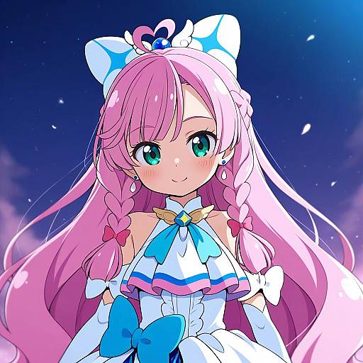 Illustration of Cure prism, hirogaru sky! precure in the style of Miyako hito