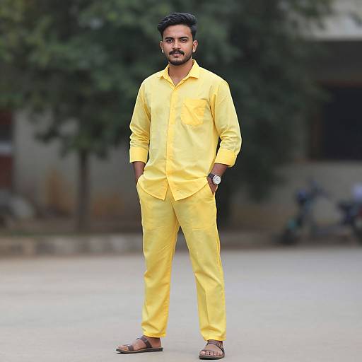 Casual Outdoor Portrait of Man