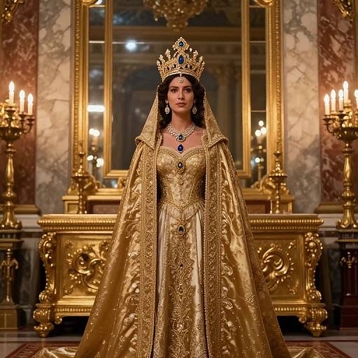 Divine Empress in Regal Ceremony