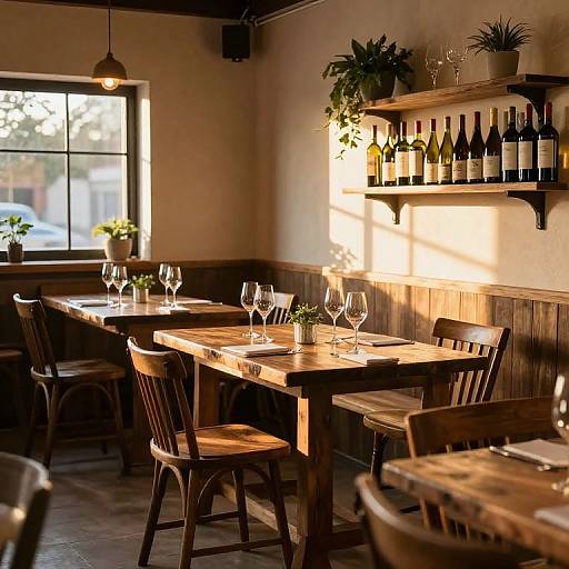 Cozy Rustic Wine Tasting Room