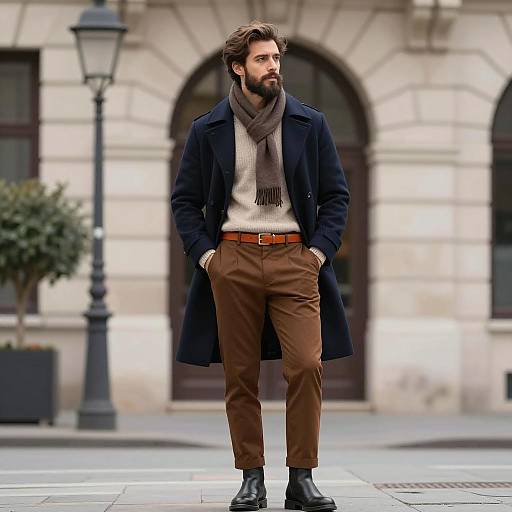 Handsome Man in Stylish Urban Outfit