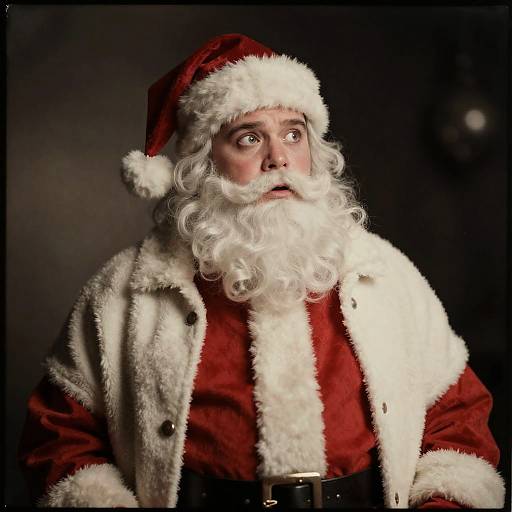 Moody Calotype: Full-Figured Santa Landscape Architect Portrait