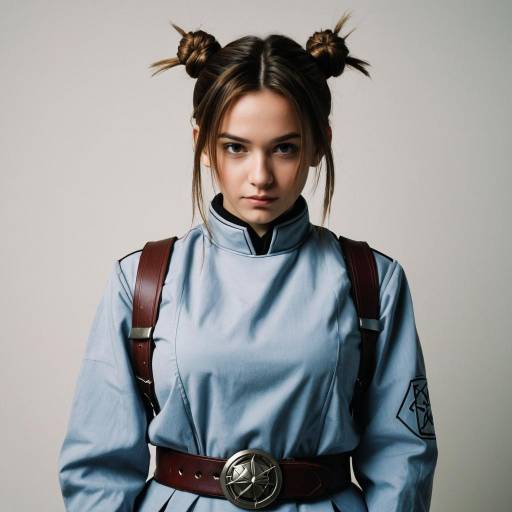 Young Woman in Fullmetal Alchemist Costume