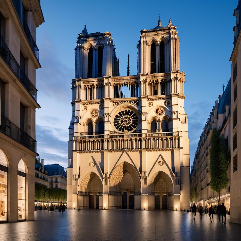 Hyperrealistic Notre Dame Reinvented