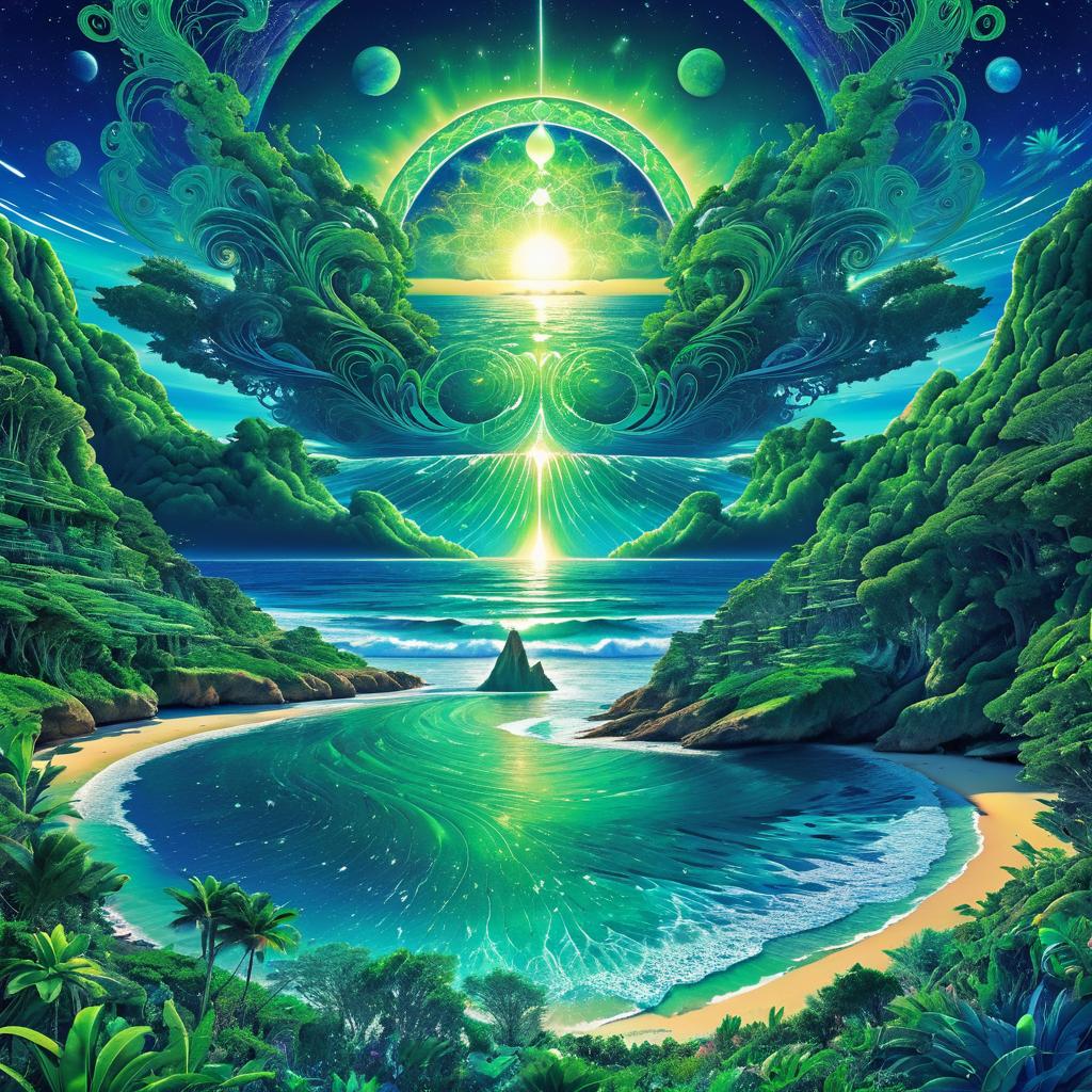 Psychedelic Gaia Connection Poster Art