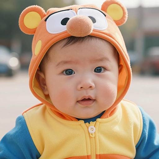 Adorable Baby in Popeye-Inspired Costume