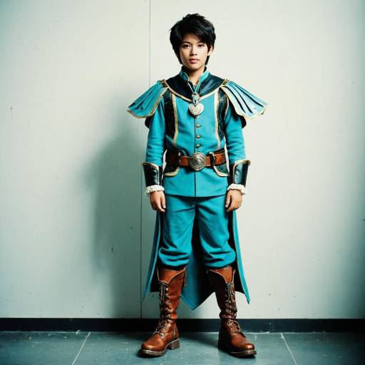 Young Boy in Aquata Costume