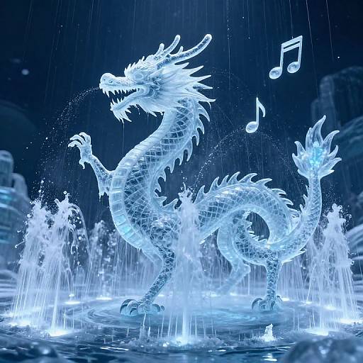 Frozen Water Dragon Ballet